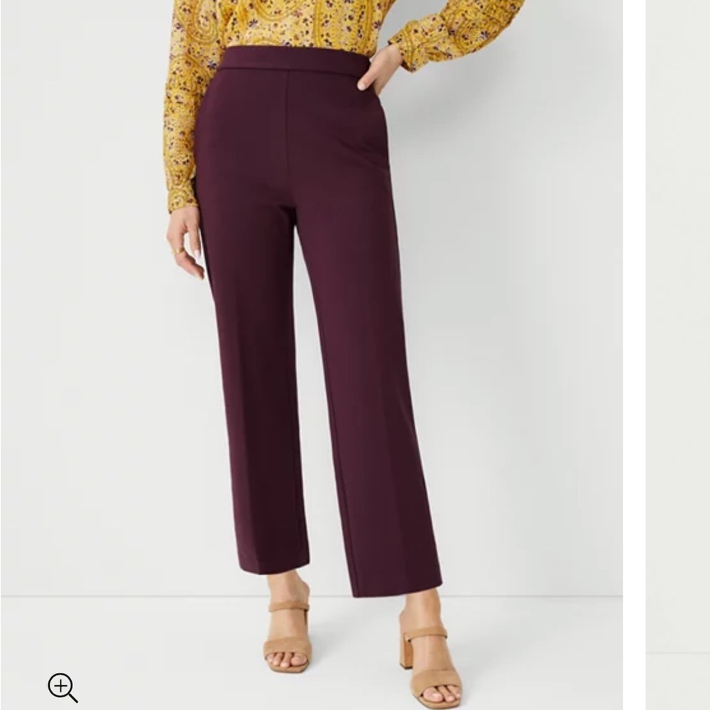 Ann Taylor High Rise Straight Easy Ankle Pant XXS. NWT!